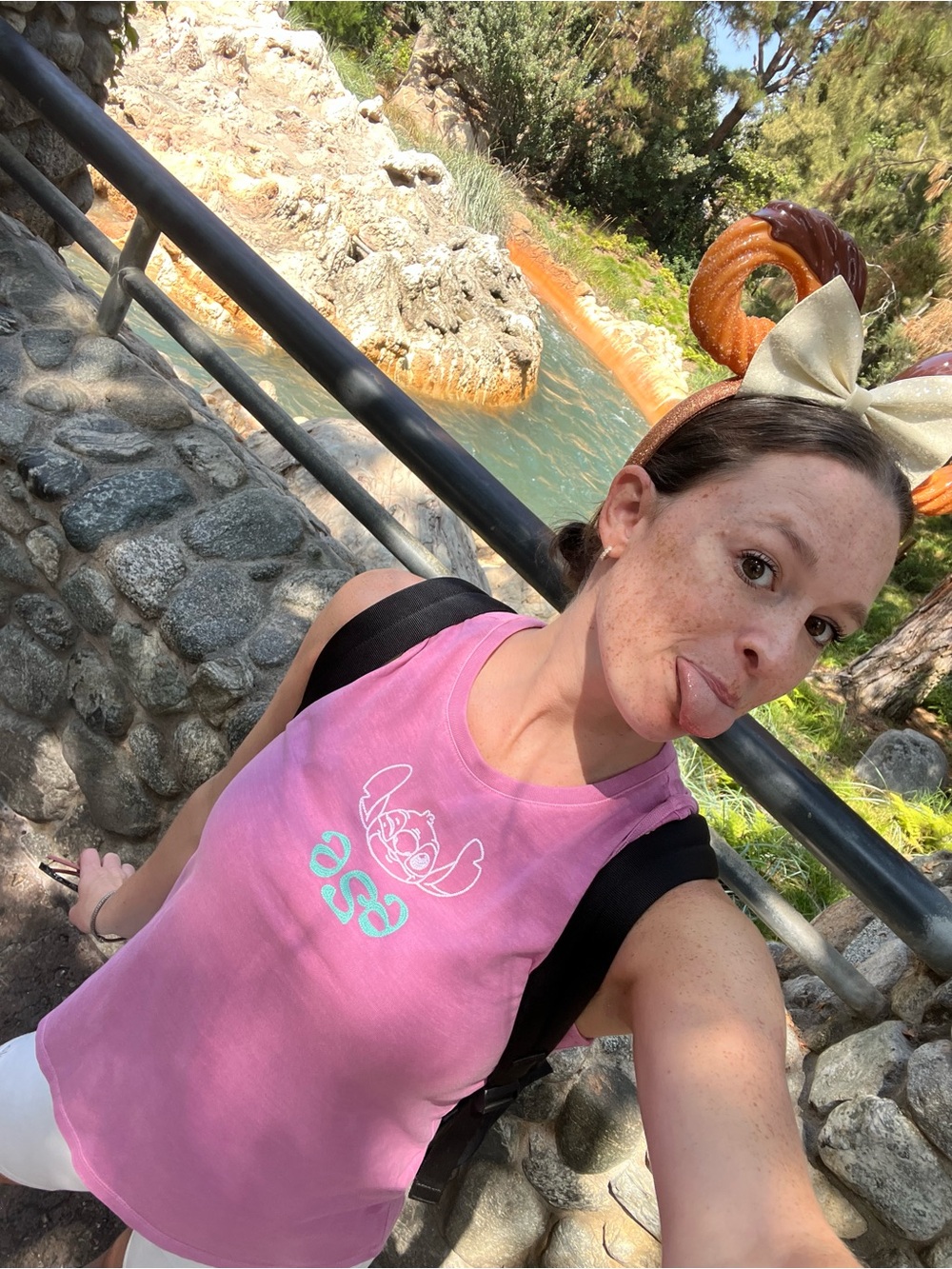 Disney Store Stitch 626 Embroidered Tank Top – XS